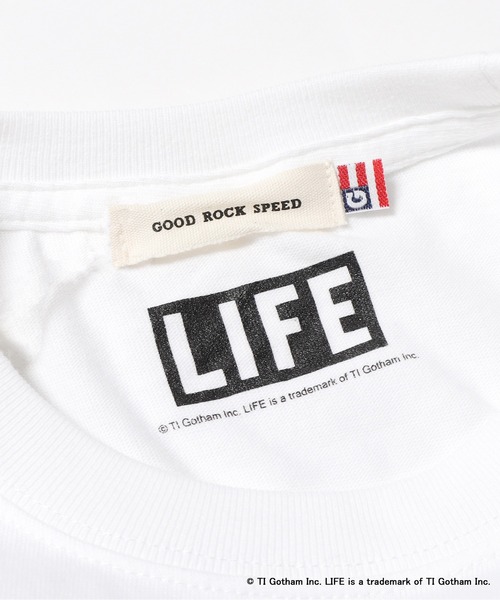 GOOD ROCK SPEED(グッドロックスピード)の「GOOD ROCK SPEED/グッドロックスピード LIFE TEE Tシャツ(Tシャツ/カットソー・レディース・ホワイト・FREE)」の3枚目の写真