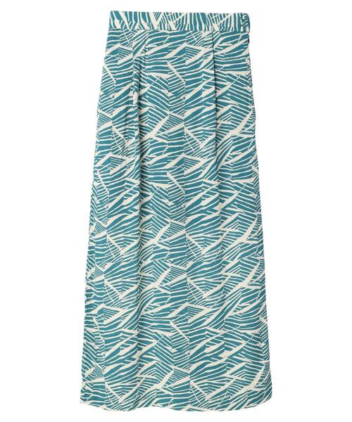 KBF（ケイビーエフ）の「KBF アフリカ柄スカート（スカート・レディース・ブルーグリーン/イエロー・FREE）」の20枚目の写真