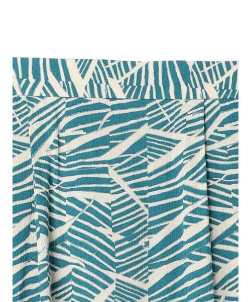 KBF（ケイビーエフ）の「KBF アフリカ柄スカート（スカート・レディース・ブルーグリーン/イエロー・FREE）」の4枚目の写真