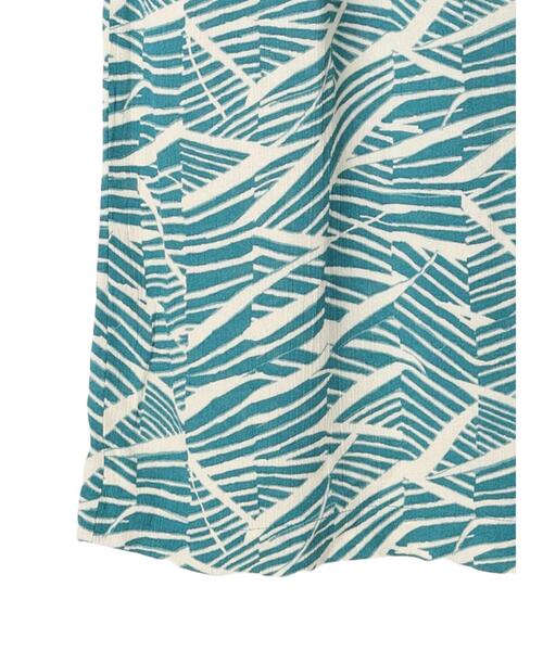 KBF（ケイビーエフ）の「KBF アフリカ柄スカート（スカート・レディース・ブルーグリーン/イエロー・FREE）」の6枚目の写真