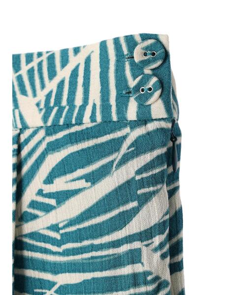 KBF（ケイビーエフ）の「KBF アフリカ柄スカート（スカート・レディース・ブルーグリーン/イエロー・FREE）」の8枚目の写真