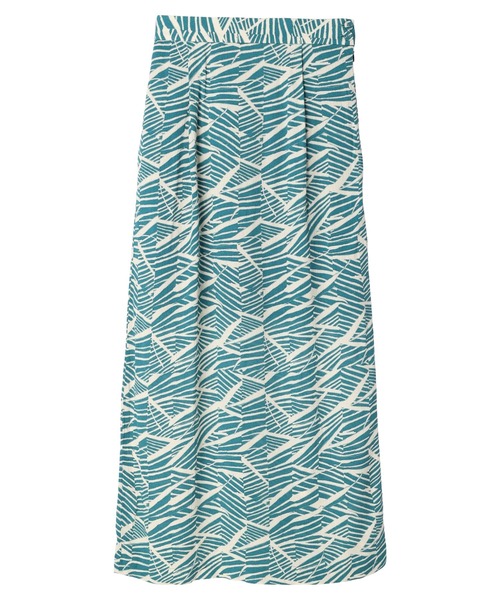 KBF（ケイビーエフ）の「KBF アフリカ柄スカート（スカート・レディース・ブルーグリーン/イエロー・FREE）」の22枚目の写真