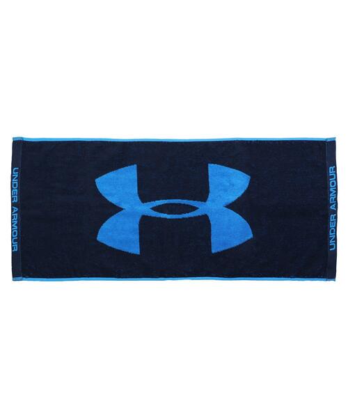 UNDER ARMOUR（アンダーアーマー）の「UAタオル2.0 Mサイズ（トレーニング/メンズ/レディース）（ハンカチ/ハンドタオル・レディース・ブルー系・ONESIZE）」の2枚目の写真