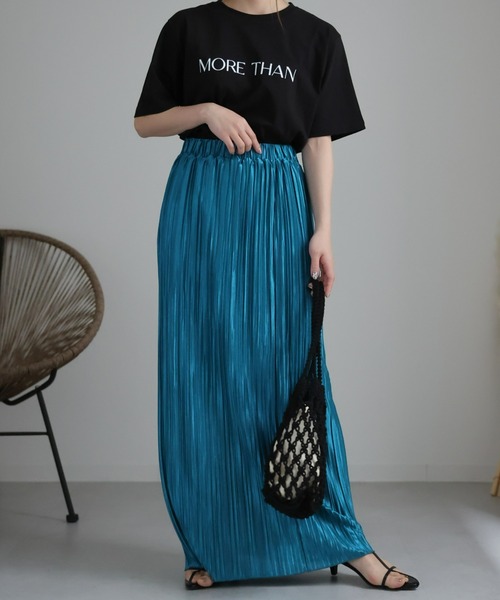 sakishimatokyo（サキシマトーキョー）の「シンプルロゴプリントTシャツ（Tシャツ/カットソー・レディース・アイボリー/ブラック/ライトブルー/ブラック系その他/ライトイエロー/ホワイト系その他2/オフホワイト/ホワイト系その他/ホワイト・FREE）」の18枚目の写真