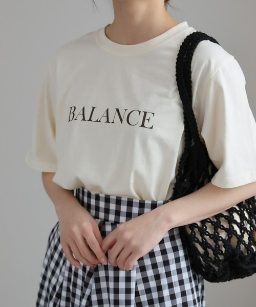 sakishimatokyo（サキシマトーキョー）の「シンプルロゴプリントTシャツ（Tシャツ/カットソー・レディース・アイボリー/ブラック/ライトブルー/ブラック系その他/ライトイエロー/ホワイト系その他2/オフホワイト/ホワイト系その他/ホワイト・FREE）」の12枚目の写真