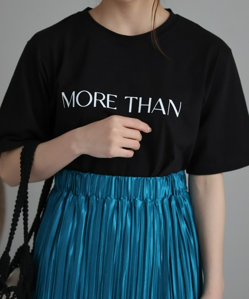 sakishimatokyo（サキシマトーキョー）の「シンプルロゴプリントTシャツ（Tシャツ/カットソー・レディース・アイボリー/ブラック/ライトブルー/ブラック系その他/ライトイエロー/ホワイト系その他2/オフホワイト/ホワイト系その他/ホワイト・FREE）」の19枚目の写真