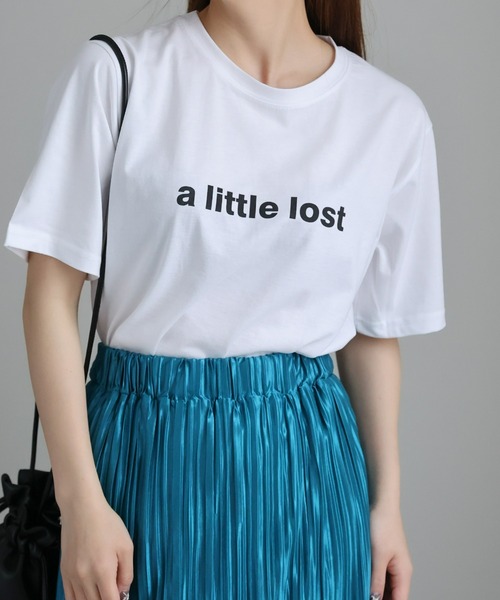 sakishimatokyo（サキシマトーキョー）の「シンプルロゴプリントTシャツ（Tシャツ/カットソー・レディース・アイボリー/ブラック/ライトブルー/ブラック系その他/ライトイエロー/ホワイト系その他2/オフホワイト/ホワイト系その他/ホワイト・FREE）」の13枚目の写真