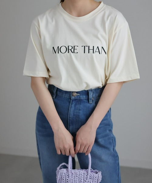 sakishimatokyo（サキシマトーキョー）の「シンプルロゴプリントTシャツ（Tシャツ/カットソー・レディース・アイボリー/ブラック/ライトブルー/ブラック系その他/ライトイエロー/ホワイト系その他2/オフホワイト/ホワイト系その他/ホワイト・FREE）」の10枚目の写真