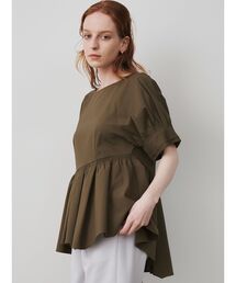 ELENDEEK | シャーリングペプラムブラウス(シャツ/ブラウス)
