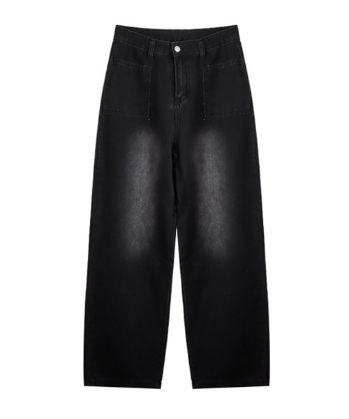 FREE STYLISTS（フリー スタイリスト）の「ヴィンテージライクワイドデニムパンツ（デニムパンツ・レディース・ネイビー/ブラック・2XL/S/M/L/XL）」の17枚目の写真