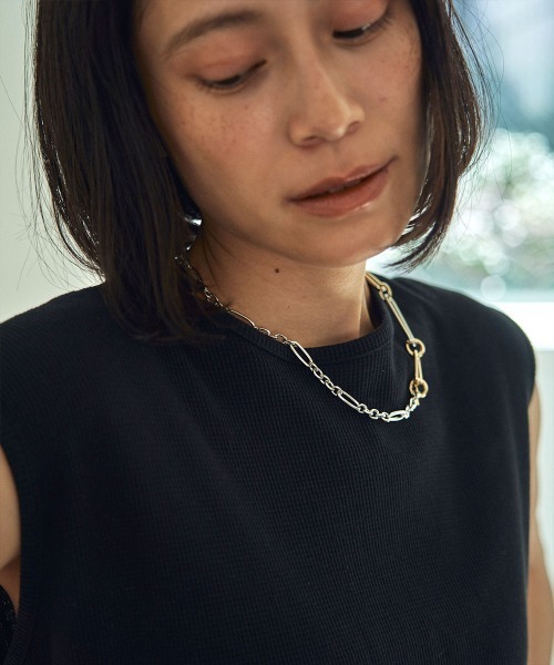 marjour（マージュール）の「CLIP LIKE CHAIN NECKLACE（ネックレス・レディース・シルバー・FREE）」の6枚目の写真