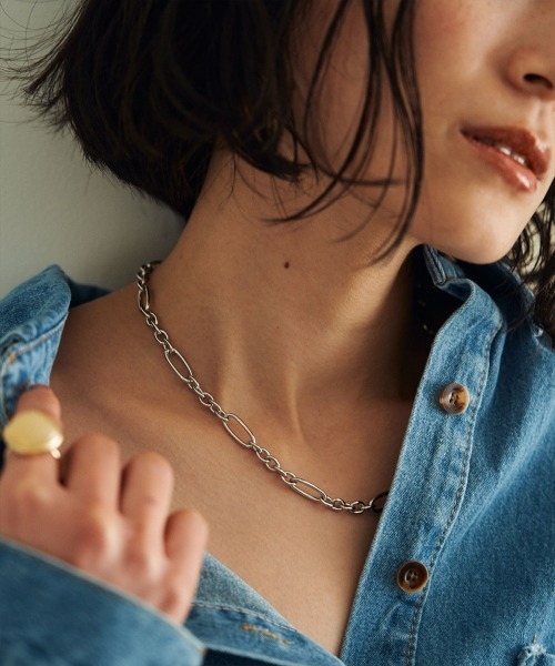 marjour（マージュール）の「CLIP LIKE CHAIN NECKLACE（ネックレス・レディース・シルバー・FREE）」の2枚目の写真