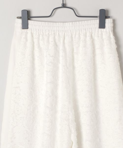 JEANASIS（ジーナシス）の「シアーフリンジジャガードパンツ【SET UP対応】/905694（その他パンツ・レディース・ライトベージュ/ブラック/オフホワイト・FREE）」の15枚目の写真