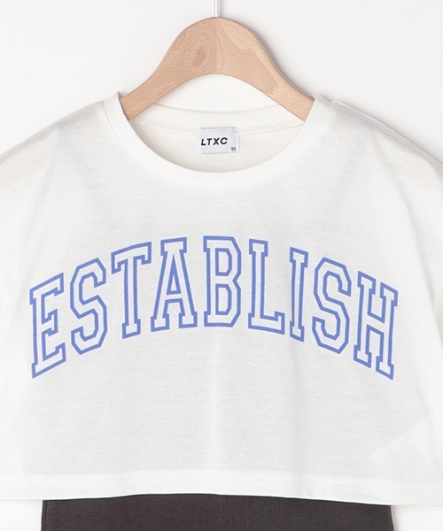 LOVETOXIC(ラブトキシック)の「【LTXC】接触冷感 肩開短丈TインナーSET(Tシャツ/カットソー・キッズ・ブラック/オフホワイト/ホワイト/サックスブルー・L/SS/M/S)」の12枚目の写真