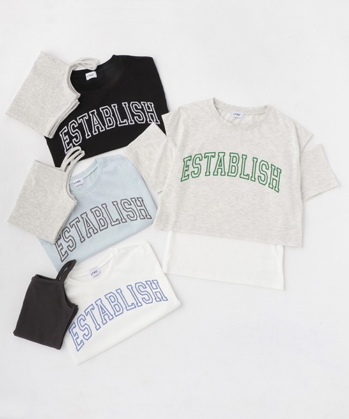 LOVETOXIC(ラブトキシック)の「【LTXC】接触冷感 肩開短丈TインナーSET(Tシャツ/カットソー・キッズ・ブラック/オフホワイト/ホワイト/サックスブルー・L/SS/M/S)」の17枚目の写真