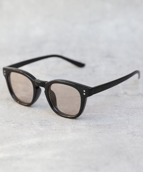 ８(eight)（エイト）の「ウェリントンサングラス（サングラス・メンズ・ライトブルー/ブラック系その他/ライトブラウン/クリア/ライトグレー・FREE）」の3枚目の写真