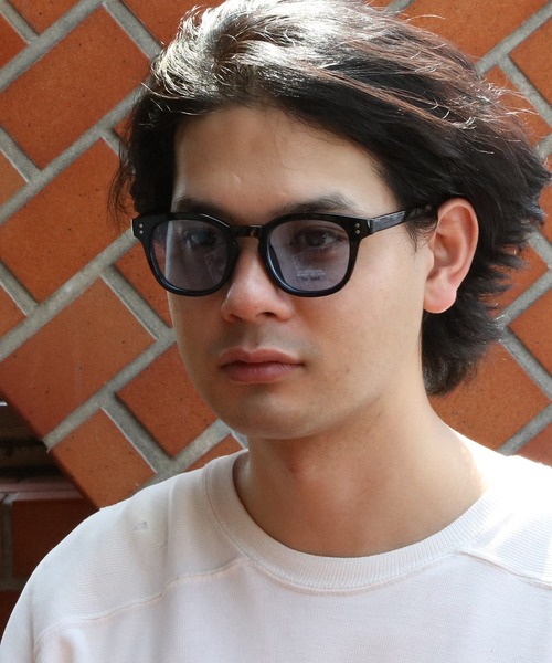 ８(eight)（エイト）の「ウェリントンサングラス（サングラス・メンズ・ライトブルー/ブラック系その他/ライトブラウン/クリア/ライトグレー・FREE）」の7枚目の写真