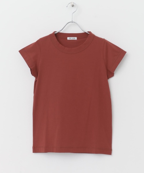 FORK&SPOON（フォークアンドスプーン）の「FORK&SPOON　コンパクトTシャツ（Tシャツ/カットソー・レディース・ブラック/ブラウン系その他/ミント/オフホワイト・1）」の3枚目の写真