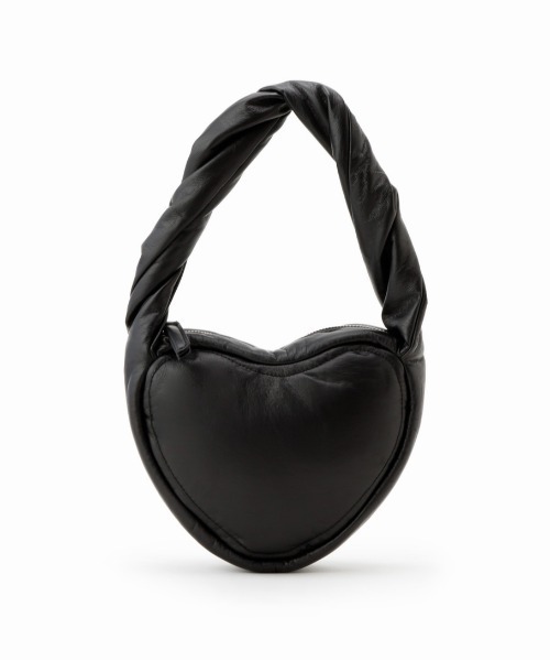 Casselini（キャセリーニ）の「Casselini(キャセリーニ)フラッフィハートバッグ（ハンドバッグ・レディース・レッド/シルバー/ブラック・FREE）」の4枚目の写真