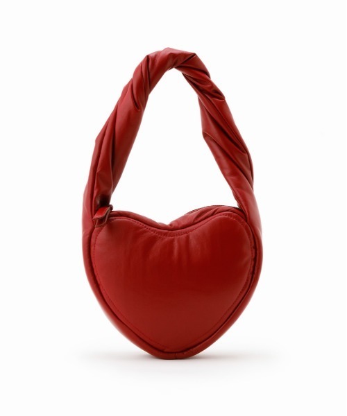 Casselini（キャセリーニ）の「Casselini(キャセリーニ)フラッフィハートバッグ（ハンドバッグ・レディース・レッド/シルバー/ブラック・FREE）」の14枚目の写真