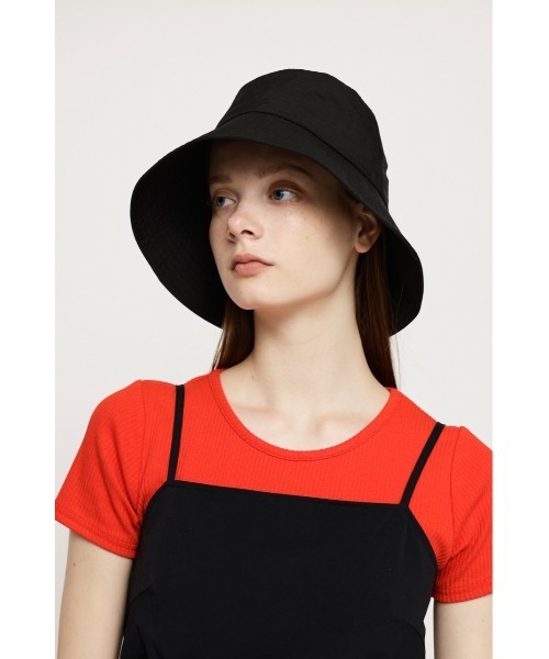 SLY（スライ）の「WIDE RIBBON BRIMHAT ワイドリボン ブリム ハット バケットハット 2WAY（ハット・レディース・アイボリー/ブラック・FREE）」の20枚目の写真