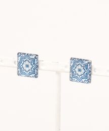 【Milimili】ガラスタイルピアス