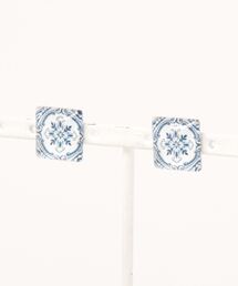 【Milimili】ガラスタイルピアス