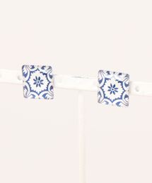 【Milimili】ガラスタイルピアス