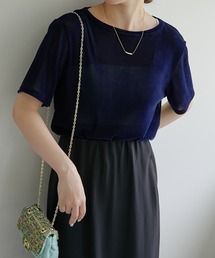 COLLAGE GALLARDAGALANTE | シアーフロッキーTシャツ(Tシャツ/カットソー)