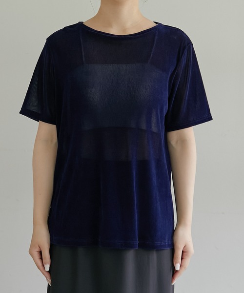 新品 GALLARDAGALANTE シアーフーディーシャツ ブラック 完売品