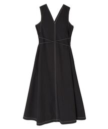 LAGUNAMOON | バイカラーステッチAラインワンピース(ワンピース)