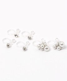 LAKOLE | ランダムパールノンホールピアス6点SET / 963282(イヤリング)