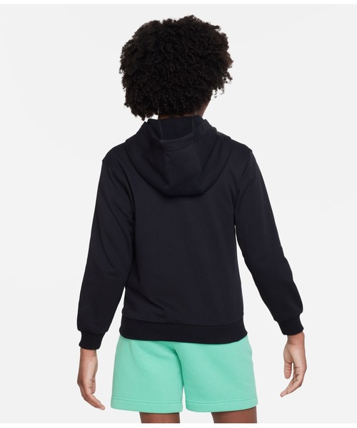 NIKE（ナイキ）の「ナイキ クラブ フリース ジュニア フレンチ テリー フルジップ パーカー / Nike Club Fleece Big Kids' French Terry Full-Zip Hoodie ＜130-170cm 展開＞（パーカー・キッズ・ブラック/ブラウン系その他2/グレー系その他/サーモンピンク/エメラルド/ブルー系その他2・160/170/130/140/150）」の13枚目の写真