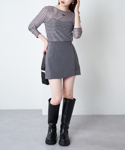 スリットレイヤードスカパン（スカート）｜Chico（チコ）の