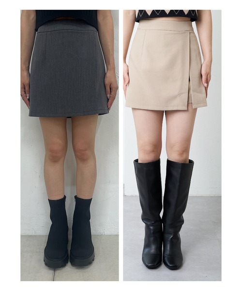 スリットレイヤードスカパン（スカート）｜Chico（チコ）の