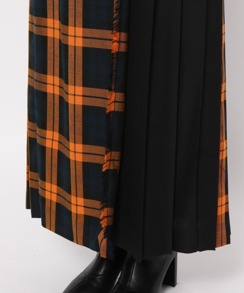 LOWRYS FARM（ローリーズファーム）の「ハイショクチェックキルトスカート　972487（スカート・レディース・イエロー/オレンジ・FREE）」の7枚目の写真