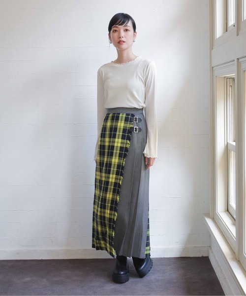 セール】ハイショクチェックキルトスカート 972487（スカート