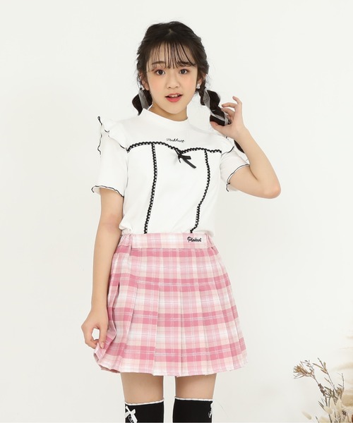 TO BE CHIC ピンク ドットスカート 44 タイムセール TO BE CHIC ピンク