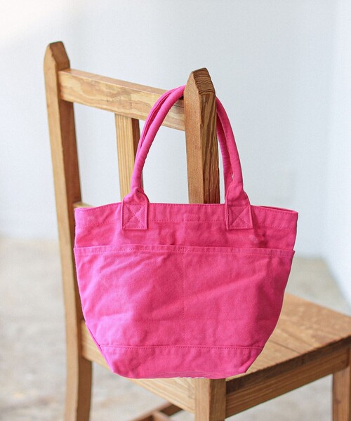 B:MING by BEAMS（ビーミングバイビームス）の「ウォッシュ キャンバス トート バッグ（トートバッグ・メンズ・ピンク/ブルー/ダークグリーン/ネイビー/ベージュ/イエロー系その他5・FREE）」の6枚目の写真
