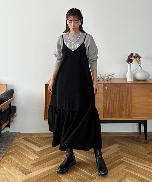 Doux archives（ドゥアルシーヴ）の「フロッキードットキャミ  