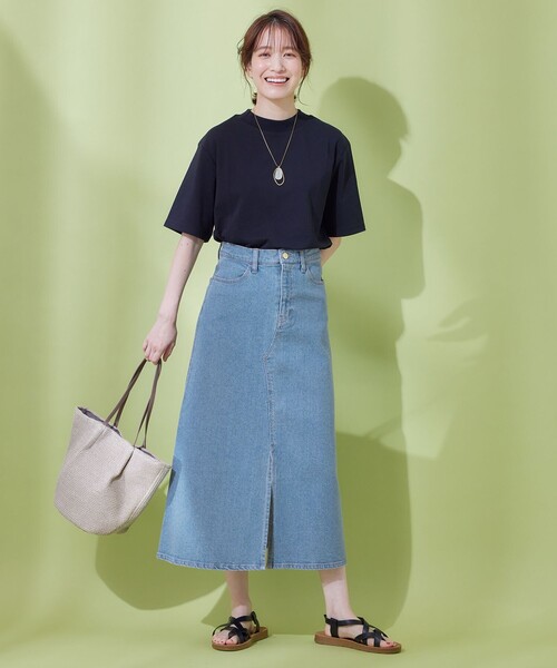ANY（エニィ）の「【UVケア】ビューティーベーシックモックネック半袖プルオーバー（Tシャツ/カットソー・レディース・ワイン系/グレー系/アイボリー系/ブラック系・3/2）」の16枚目の写真
