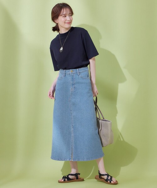 ANY（エニィ）の「【UVケア】ビューティーベーシックモックネック半袖プルオーバー（Tシャツ/カットソー・レディース・ワイン系/グレー系/アイボリー系/ブラック系・3/2）」の17枚目の写真