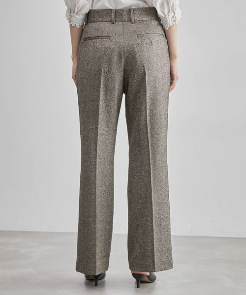 ROPE'（ロペ）の「【雑誌掲載】ヘリンボーンセミフレアーパンツ/セットアップ対応（その他パンツ・レディース・グレー/ライトグレー・38/36）」の21枚目の写真