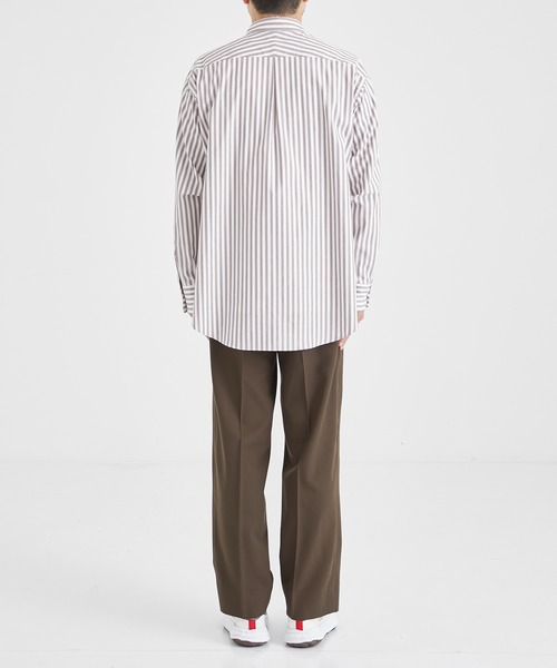markaware(マーカウェア)の「【MARKAWARE/マーカウェア】DOUBLE PLEATED TROUSERS/ダブルプリーティドトラウザーズ(スラックス・メンズ・ブラウン/ブラック・1/2)」の17枚目の写真