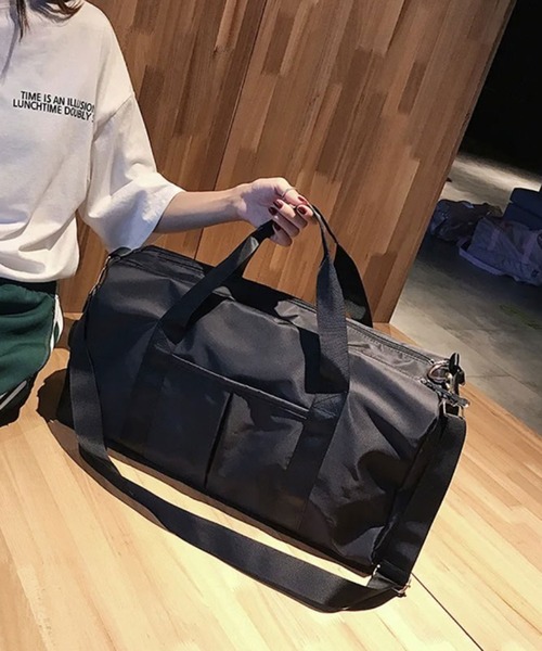 ammy.(エイミードット)の「【 ammy. / エイミードット 】 3way ボストンバッグ / トラベルバッグ(ボストンバッグ・レディース・ブラック/グリーン/ピンク/グレー・FREE)」の2枚目の写真