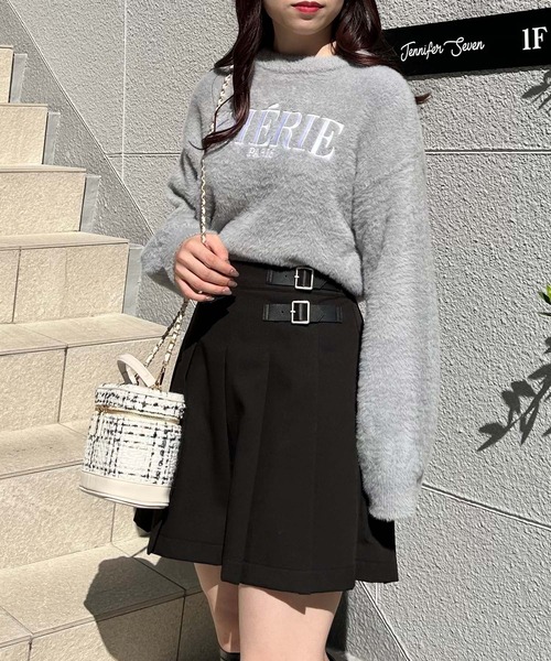 INGNI(イング)の「サイドベルトプリーツ/スカパン(セットアップ対応)(その他パンツ・レディース・ブラウン系その他2/ブラック/グレー・FREE)」の22枚目の写真