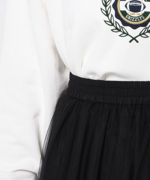 LOWRYS FARM（ローリーズファーム）の「リバーシブルチュールスカート　975536（スカート・レディース・グレー/グリーン/ブラック/アイボリー・FREE）」の21枚目の写真