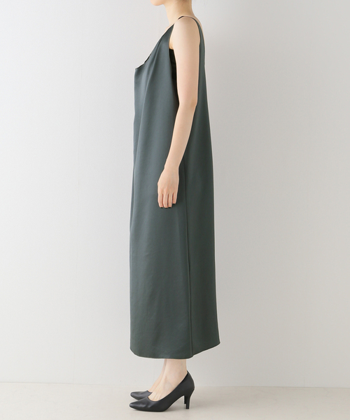 AP STUDIO(エーピーストゥディオ)の「SATIN LAYERED ONEPIECE(ワンピース・レディース・ネイビー/アイボリー・FREE)」の15枚目の写真