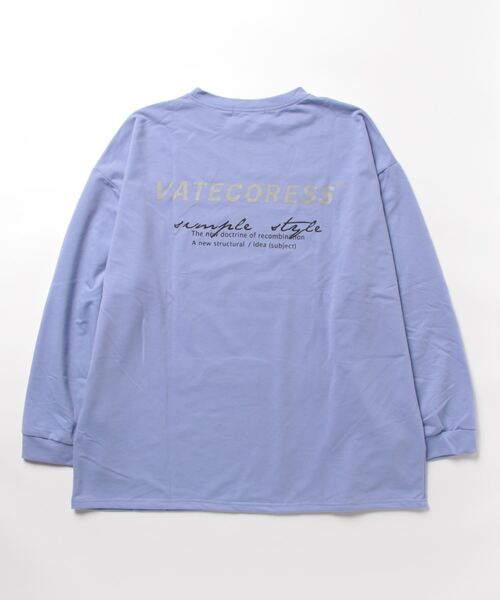 NinaetLina(ニナエリナ)の「ビッグシルエットプリントロングTシャツ(Tシャツ/カットソー・レディース・ブルー/ブラック/ホワイト・FREE)」の14枚目の写真