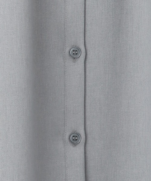 Honeys（ハニーズ）の「ピンタックシャツワンピース（シャツワンピース・レディース・ミント/ベージュ/ネイビー/モカ/スミクロ・L/S/M）」の22枚目の写真